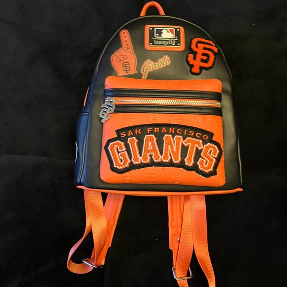 Officially Licensed Gear San Francisco Giants Loungefly Patches Mini Backpack - Picture 4 of 9